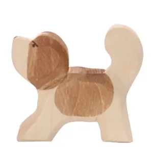 Wooden St Bernard Puppy Dog Head High (1045) - Ostheimer