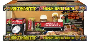 Zoo Med 20 Gallon ReptiHabitat Bearded Dragon Kit